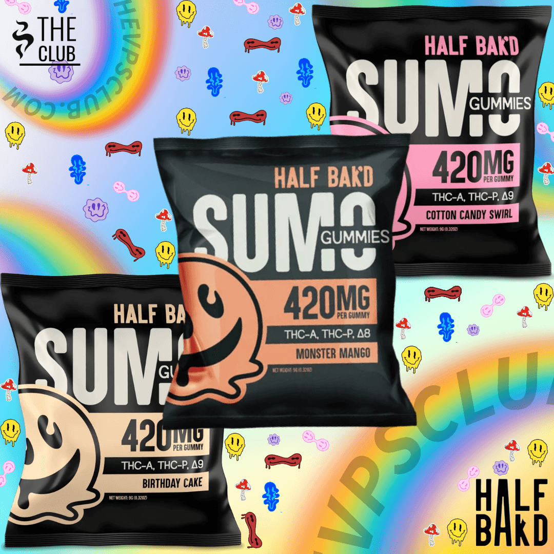 SUMO GUMMIES - HALF BAK'D - THE CLUB MX