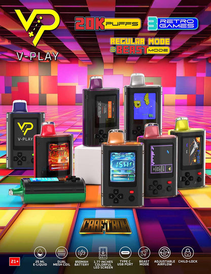 V-PLAY ARCADE VAPE - THE CLUB MX