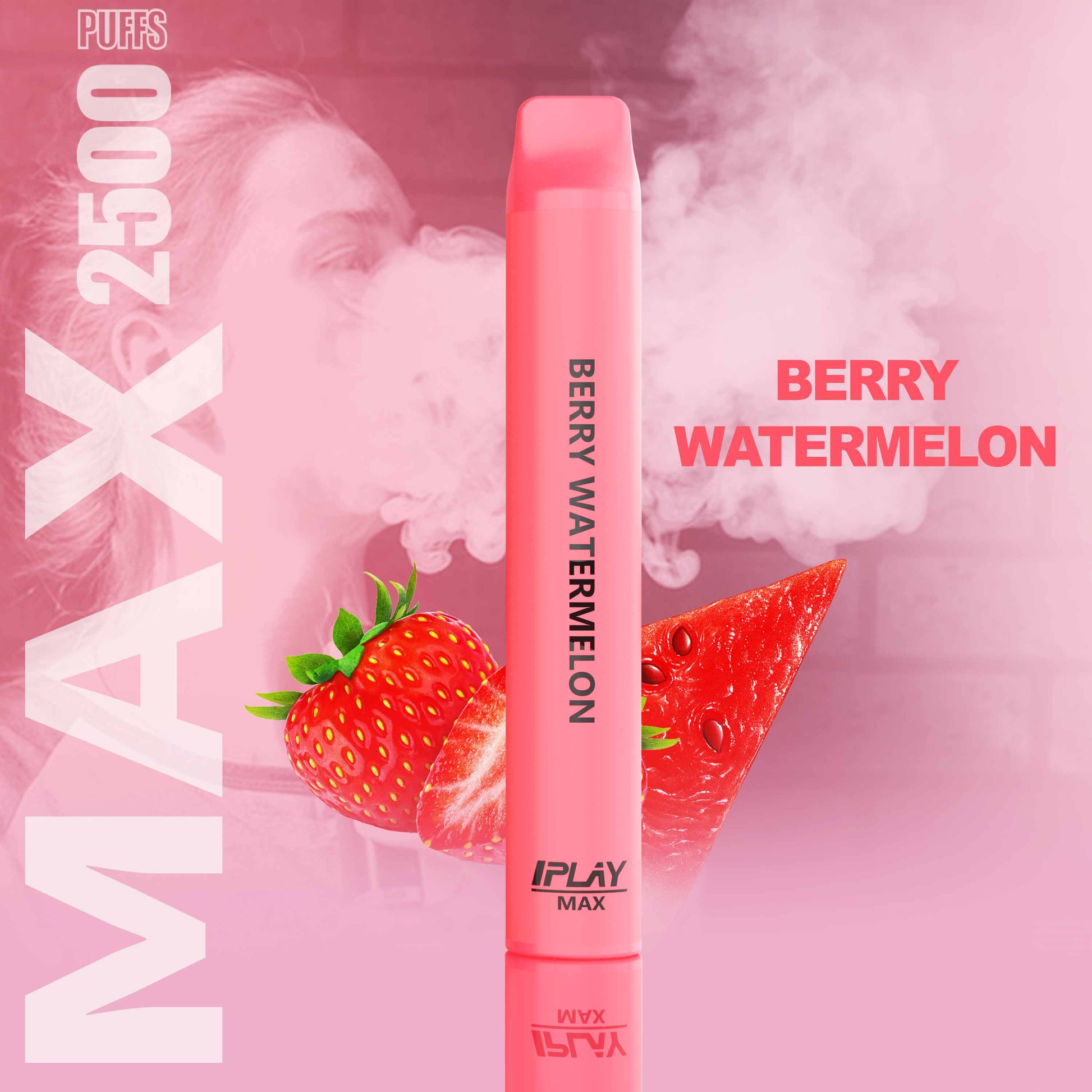 iPlay Max Desechable Sabor- BERRY WATERMELON