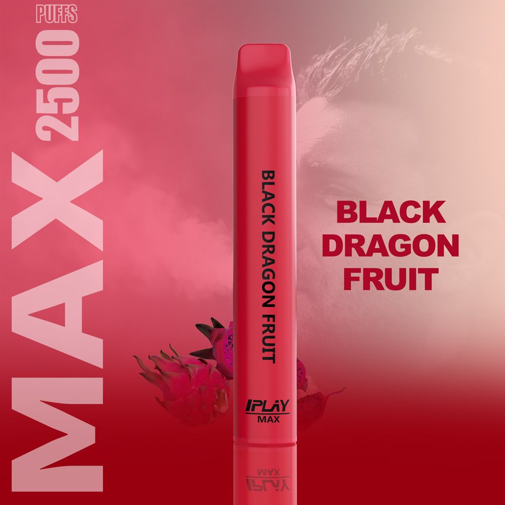 iPLAY MAX VAPE DESECHABLE SABOR BLACK DRAGON FRUIT