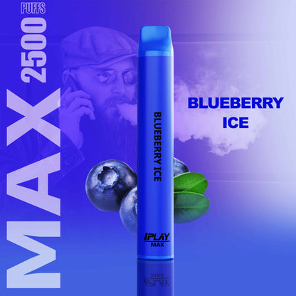iPlay Max Desechable Sabor BLUEBERRY ICE