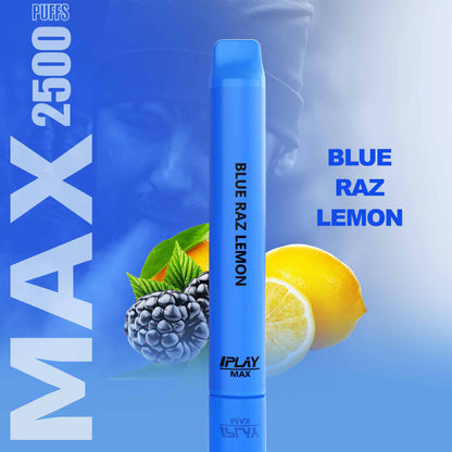 iPlay Max Desechable Sabor BLUE RAZ LEMON