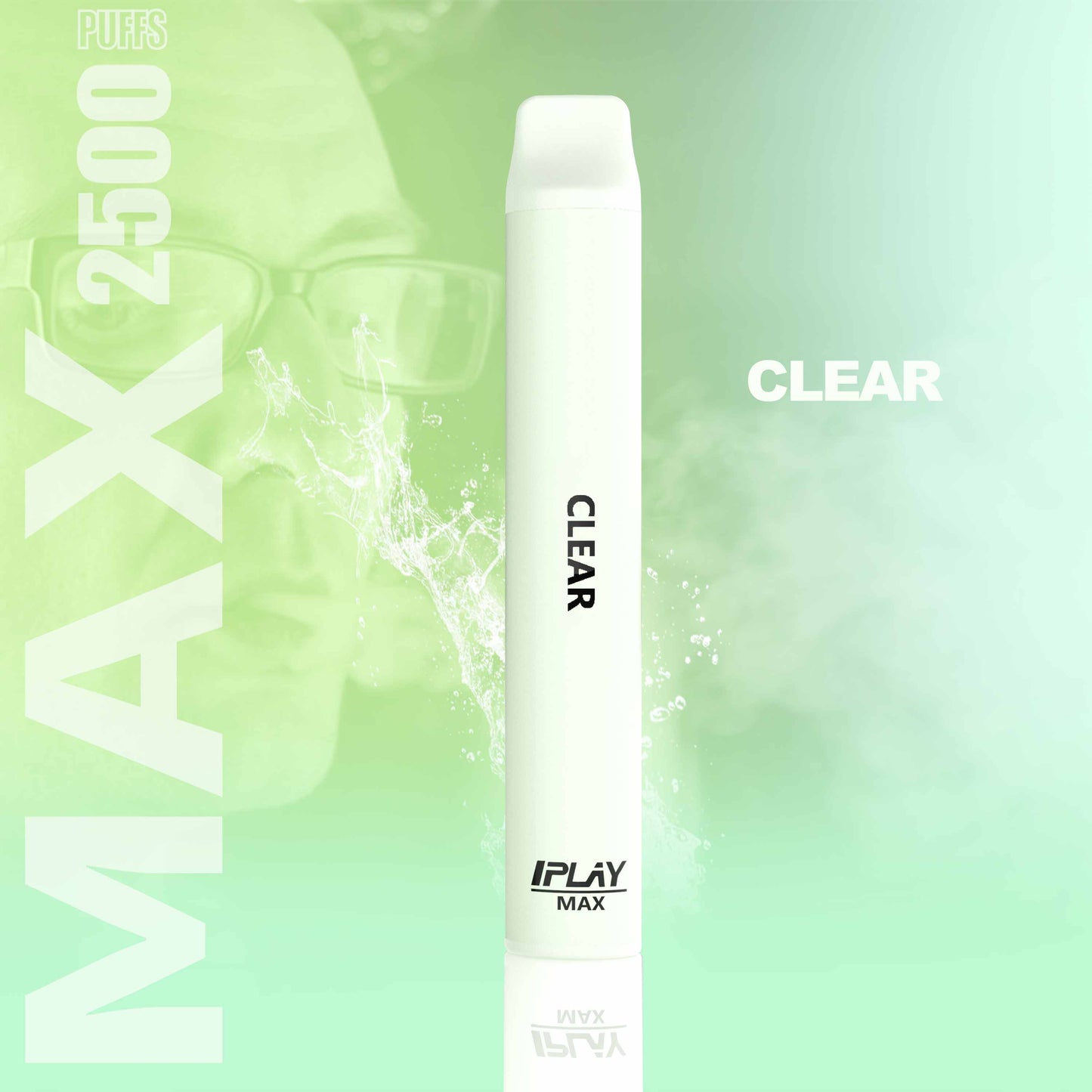 iPlay Max Desechable Sabor CLEAR LOW MINT