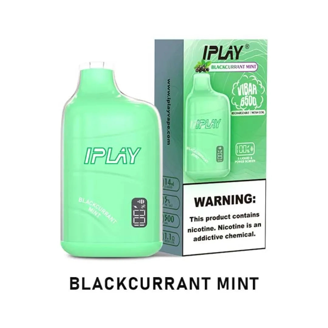 IPLAY VIBAR BLACKCURRANT MINT