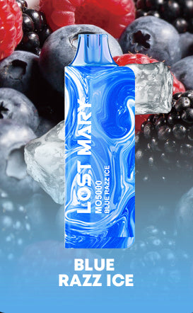 LOST MARY MO5000 BLUE RAZZ ICE